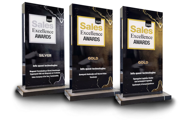 Info Quest Technologies Press Release: Σημαντικές διακρίσεις για την Info Quest Technologies στα Boussias Sales Excellence Awards 2026